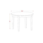 Ensemble de salle à manger rétro pour cuisine - Table et chaises 5 pièces - Ensemble dînette en bois massif - Style ferme moderne