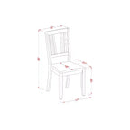 Ensemble dînette rond - Table de cuisine avec 4 chaises - Ensemble de salle à manger moderne