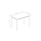 Ensemble de salle à manger hauteur comptoir - Table de bar et 4 chaises - Ensemble de cuisine moderne