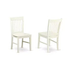 Ensemble table de cuisine 3 pièces Table et chaises rondes Blanc lin