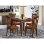 Ensemble de salle à manger Cottage - Table et chaises de cuisine 3 pièces - Petite table carrée au design élégant