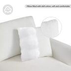 Canapé d'angle moderne surdimensionné EHMKNP - Canapé de luxe 5 places en forme de L en chenille avec méridienne