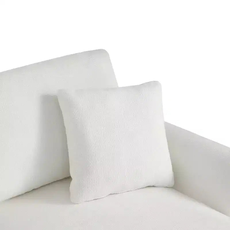 Canapé d'angle moderne surdimensionné EHMKNP - Canapé de luxe 5 places en forme de L en chenille avec méridienne