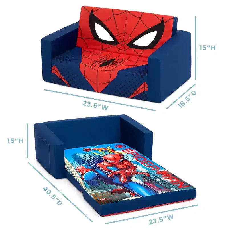 Canapé convertible Delta Children Spider-Man Cozee