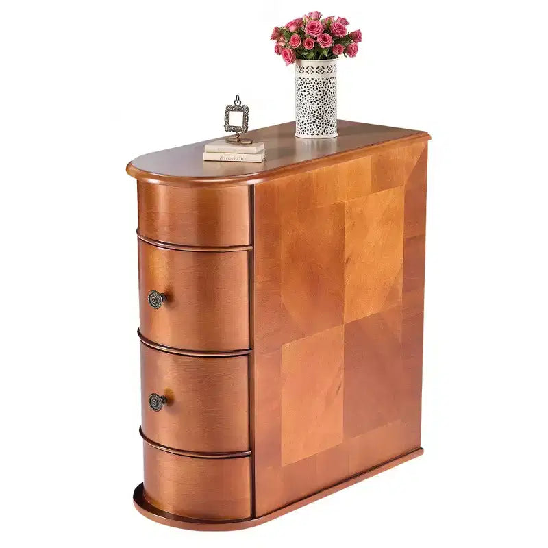 Table d'appoint MAYEERTY avec 2 tiroirs, table de chevet haute vintage, aucun assemblage requis