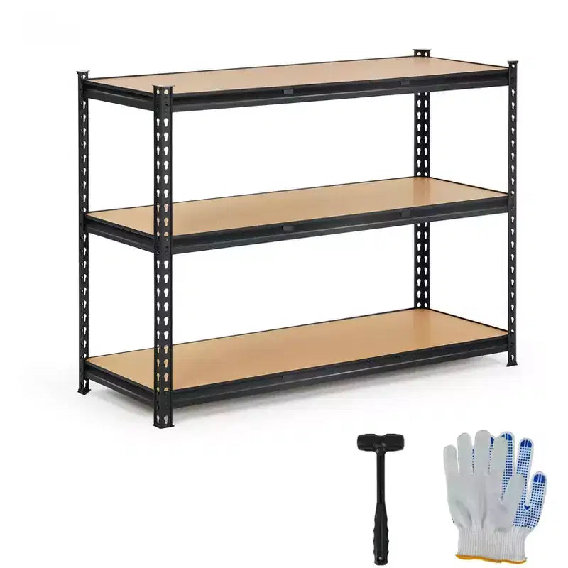 Étagères de garage robustes, étagères de rangement réglables à 3 niveaux, 60x24x36 po, étagères de rangement réglables, étagères de rangement utilitaires en métal