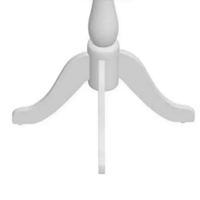 Table d'appoint Royal Hampton avec plateau rond, blanc