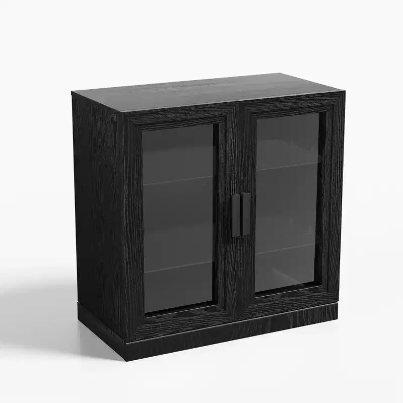 Buffet et armoire empilables en bois massif avec étagères réglables