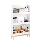 Étagère murale pour enfants Homy Casa avec présentoirs frontaux, blanche