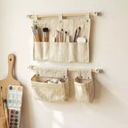 Panier mural de rangement Alilang avec poche frontale et toile renforcée