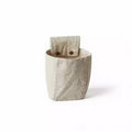 Alilang Hanging Wall Storage Basket with Front Pocket and Reinforced Canvas Construction