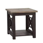 Liberty Furniture, guéridon Heatherbrook Heatherbrook de couleur Charbon