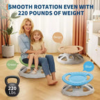 Chaise pivotante sensorielle pour enfants, chaise tournante avec poignée de sécurité et design antidérapant, entraînement de la coordination corporelle