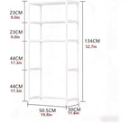 Étagère de toilettes en métal à trois niveaux, étagère de rangement de toilettes autoportante peu encombrante, étagère de salle de bain haute, convient aux toilettes, salles de bain, buanderies