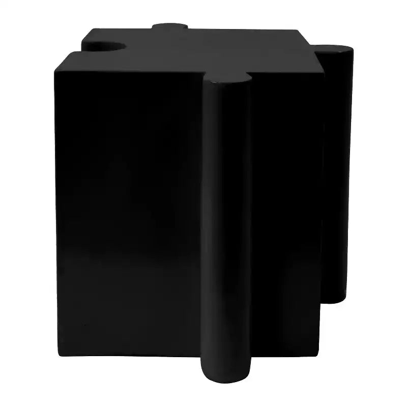 MAYEERTY 1 Pack Table d'appoint modulable en forme de puzzle, Table basse artistique en MGO pour salon intérieur/extérieur, patio