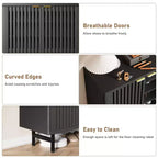 Meuble de rangement pour chaussures d'entrée, organiseur de chaussures en bois à 6 niveaux, armoire de rangement autoportante de 109 cm de haut pour couloir, salon, bureau