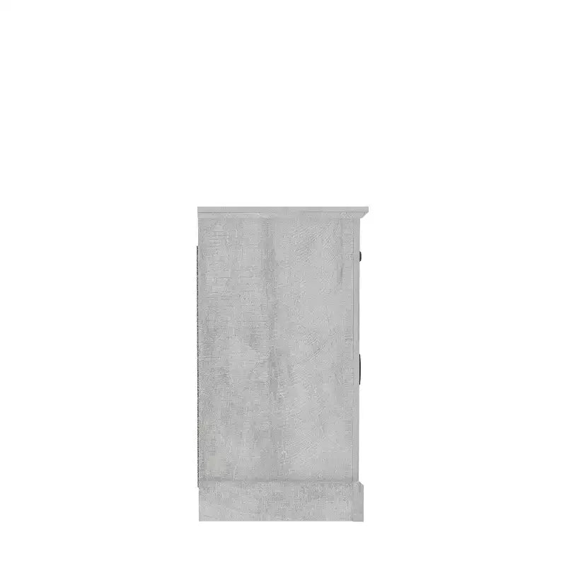 Meuble Galano à 2 portes avec rangement pour bouteilles et portes à découpes 45,7 L 15,7 P 29,3 H