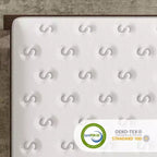 Matelas hybride Whisen 14 King, matelas ergonomique de luxe, matelas en mousse à mémoire de forme, ressorts ensachés