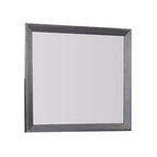 Royal Hampton Dresser Mirror, Classic Weathered Black Solid Rubberwood 42 Inch