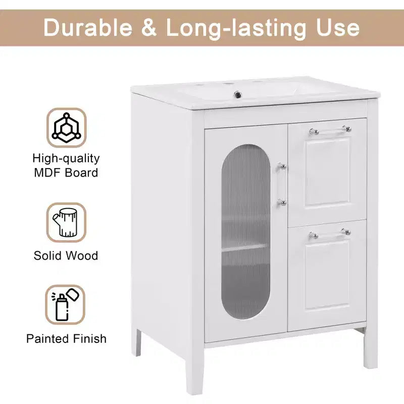 MAYEERTY Meuble de Salle de Bain Noir Triangle Étagère Réglable MDF Moderne