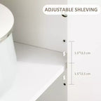 Chariot de cuisine roulant, table desserte portable avec tiroir, étagère réglable et 2 porte-serviettes