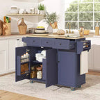 Îlot de cuisine sur roulettes avec abattant, station de charge, desserte de cuisine roulante avec plateau en bois, étagère réglable