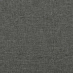 Cadre de lit moderne en polyester gris foncé, grandeur double