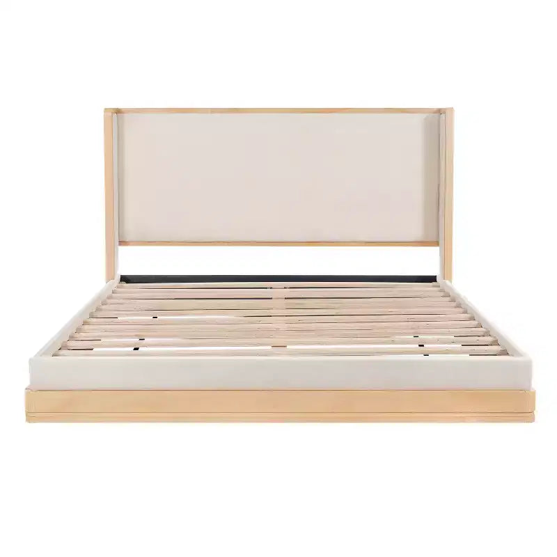 Lit plateforme rembourré en chenille Christopher Knight Home Joriel, style moderne du milieu du siècle