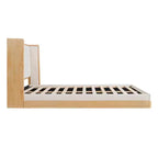 Lit plateforme rembourré en chenille Christopher Knight Home Joriel, style moderne du milieu du siècle