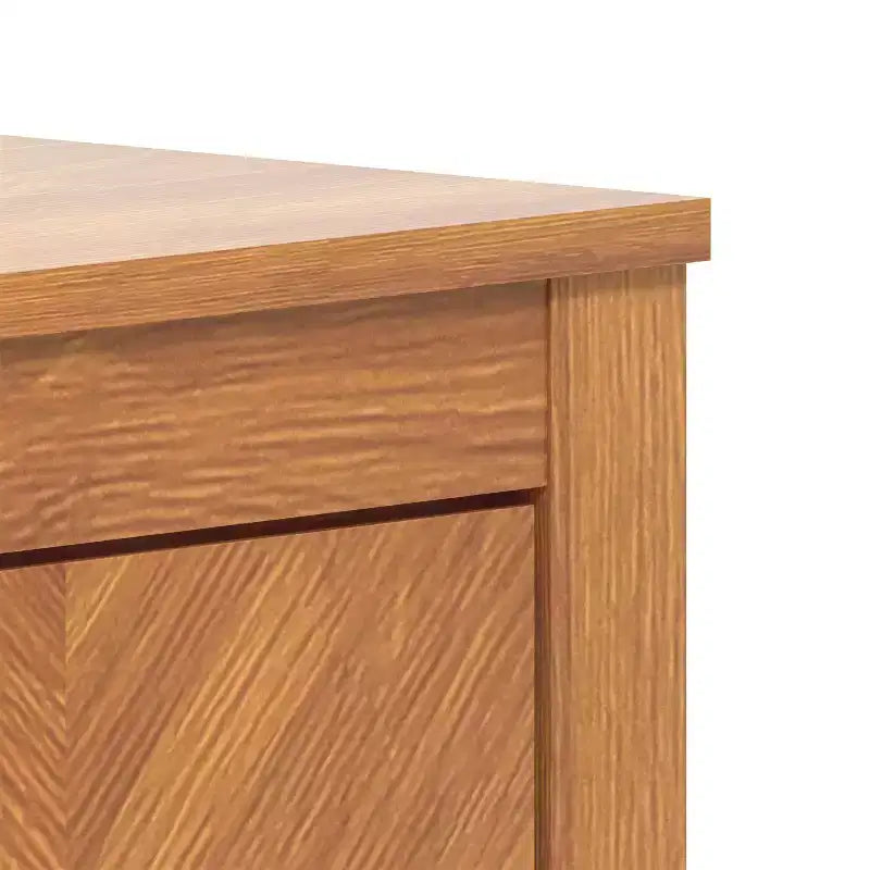 Buffet Galano avec portes à motifs chevrons 112,5 cm L 40 cm P 76 cm H