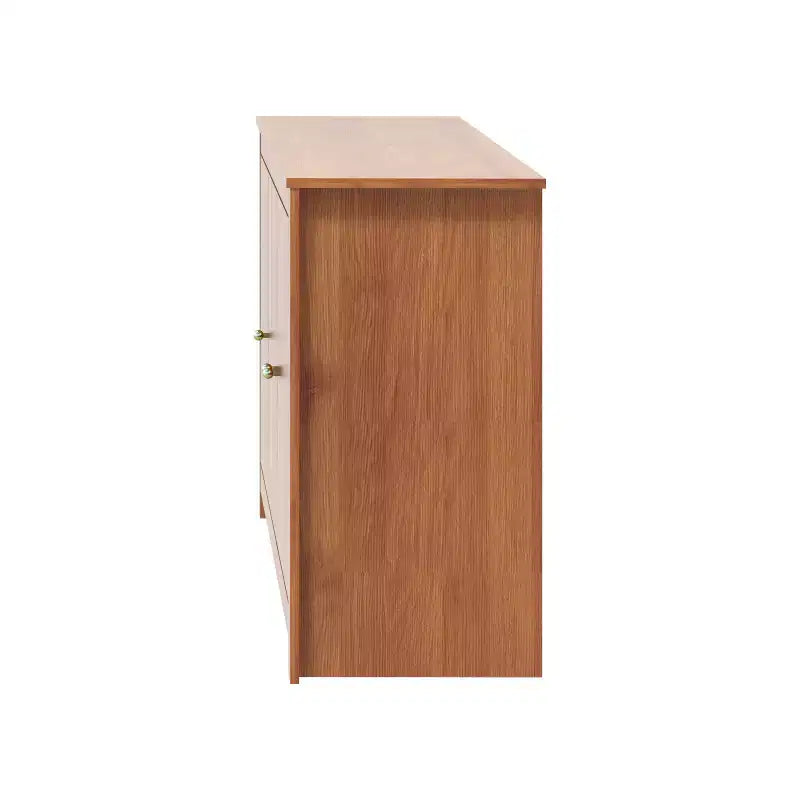 Buffet Galano avec portes à motifs chevrons 112,5 cm L 40 cm P 76 cm H