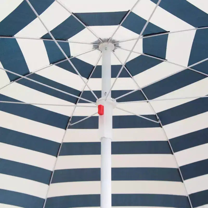 Stansport Table de pique-nique et parasol motif bois