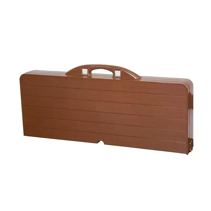Stansport Table de pique-nique et parasol motif bois
