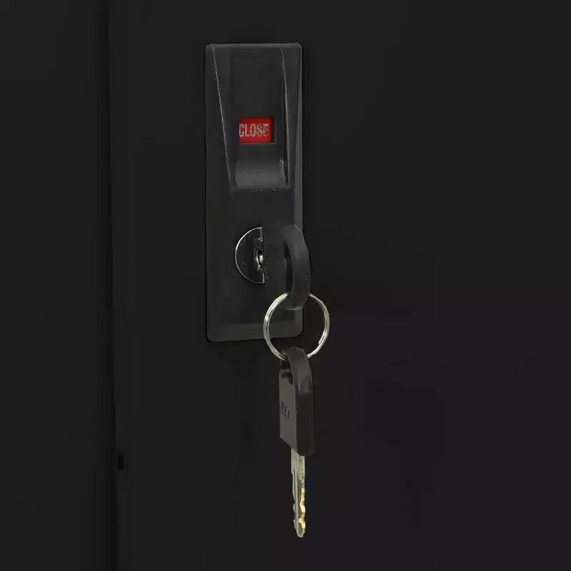 vidaXL Classeur de rangement verrouillable avec porte coulissante en acier