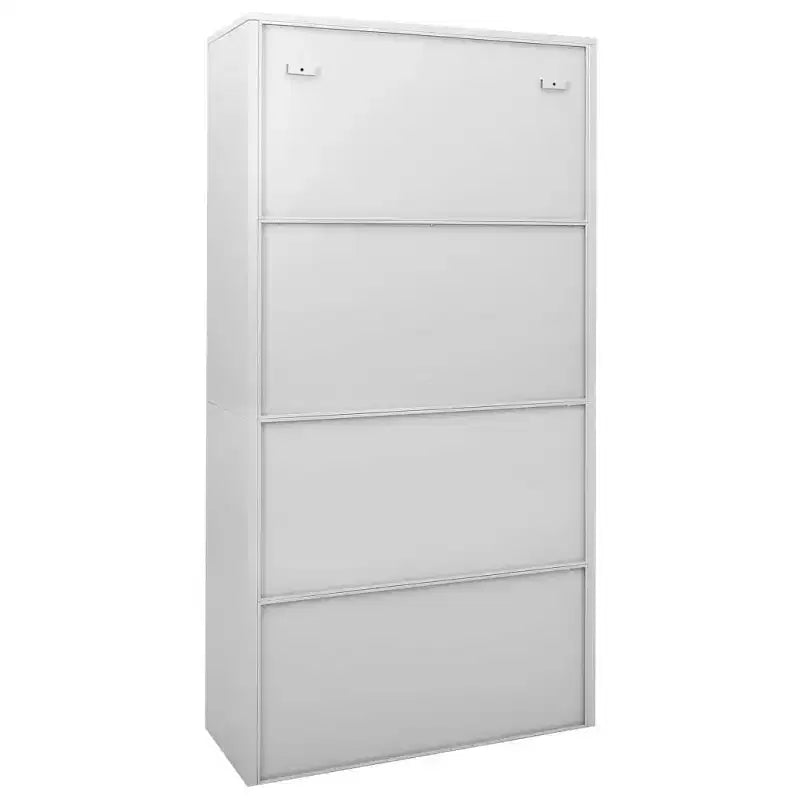 vidaXL Classeur de rangement verrouillable avec porte coulissante en acier