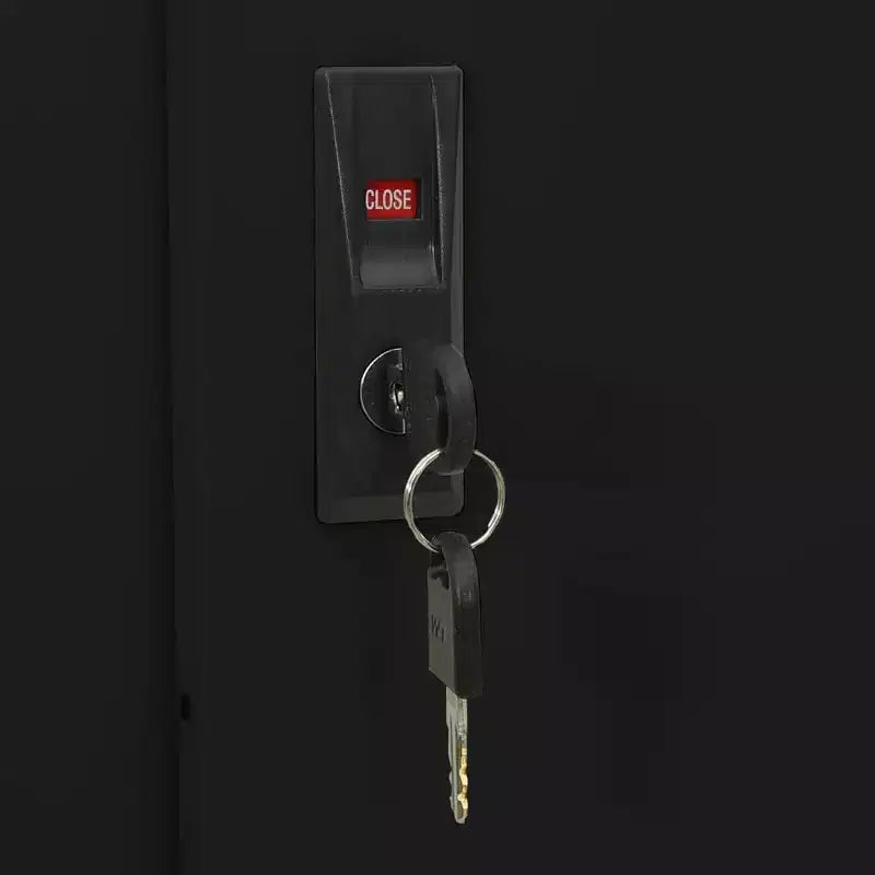 vidaXL Classeur de rangement verrouillable avec porte coulissante en acier