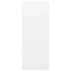 vidaXL Meuble de rangement classeur de bureau avec serrure pour bureau à domicile Acier - Gris clair Sans jardinière