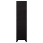 vidaXL Armoire de rangement métallique Organiseur de casiers pour école, bureau, en acier - Vert olive