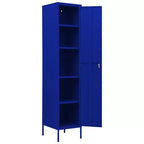 vidaXL Armoire de rangement métallique Organiseur de casiers pour école, bureau, en acier - Vert olive