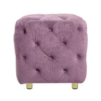 TUYOHW Pouf de rangement 18 cubes, repose-pieds en velours avec compartiment caché, tabouret unique en forme de dé pour salon, chambre à coucher, entrée