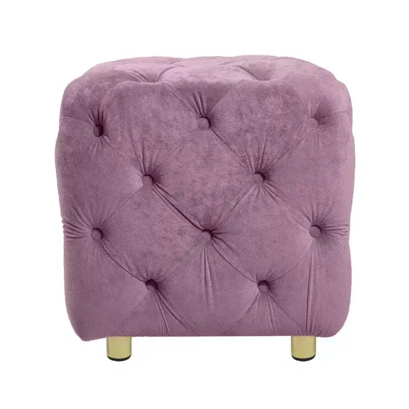 TUYOHW Pouf de rangement 18 cubes, repose-pieds en velours avec compartiment caché, tabouret unique en forme de dé pour salon, chambre à coucher, entrée