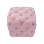 TUYOHW Pouf de rangement 18 cubes, repose-pieds en velours avec compartiment caché, tabouret unique en forme de dé pour salon, chambre à coucher, entrée
