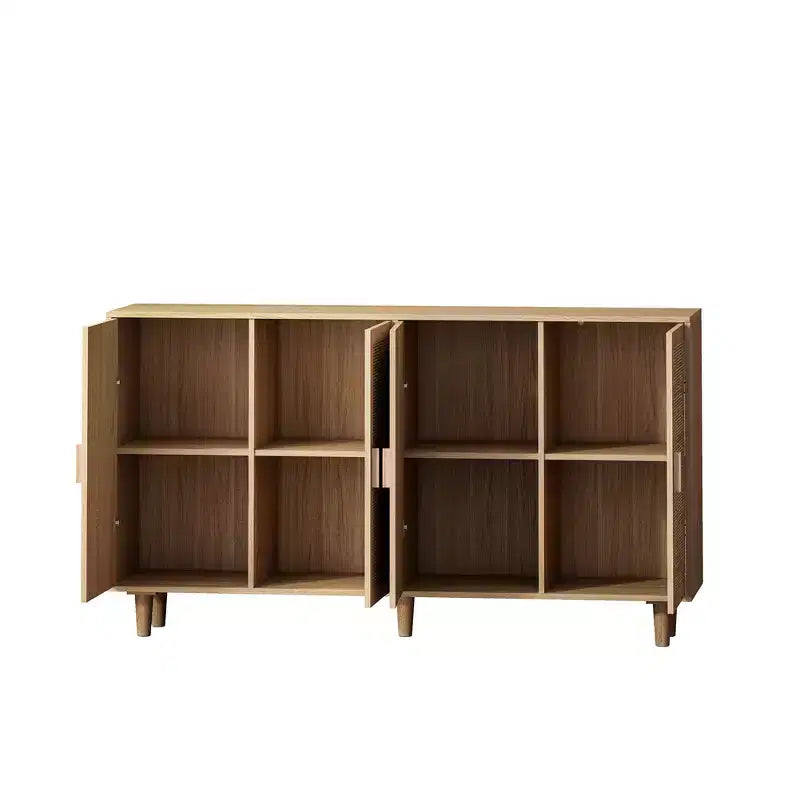 Étagère à 4 niveaux, bibliothèque moderne pour CD, livres, films, rangement de livres asymétrique peu encombrant pour salon, chambre, bureau, cuisine