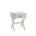 Royal Hampton Square End Table, White