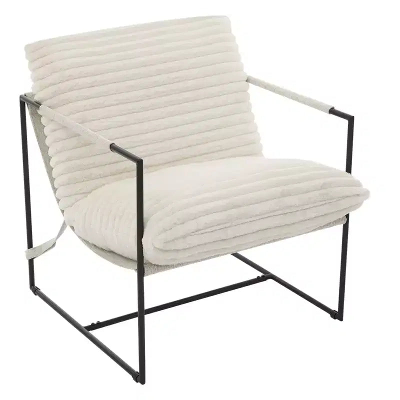 Fauteuil de salon, Fauteuil d'appoint moderne du milieu du siècle, Fauteuil de lecture confortable avec coussin en mousse déchiquetée pour salles de lecture, chambres, balcon