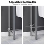 Lot de 2 étagères métalliques à 5 niveaux Costway, étagères de rangement robustes avec patins antidérapants
