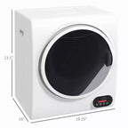 Séchoir à linge portable et compact de 1,5 pi³ avec séchage intelligent pour appartements, dortoirs, camping-cars, 850 W