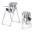 Foldable Baby High Chair for Toddlers - Adjustable Height & Recline, Removable Easy-Clean Tray