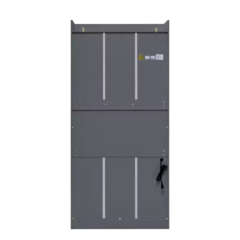 Whisen 78, Meuble de rangement de cuisine autoportant, Armoire haute avec étagères réglables, 3 tiroirs
