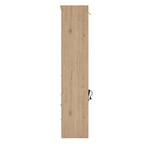 Whisen 78, Meuble de rangement de cuisine autoportant, Armoire haute avec étagères réglables, 3 tiroirs